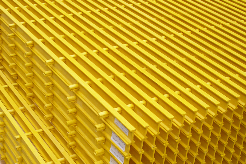 Service environment of glass fiber reinforced plastic grille